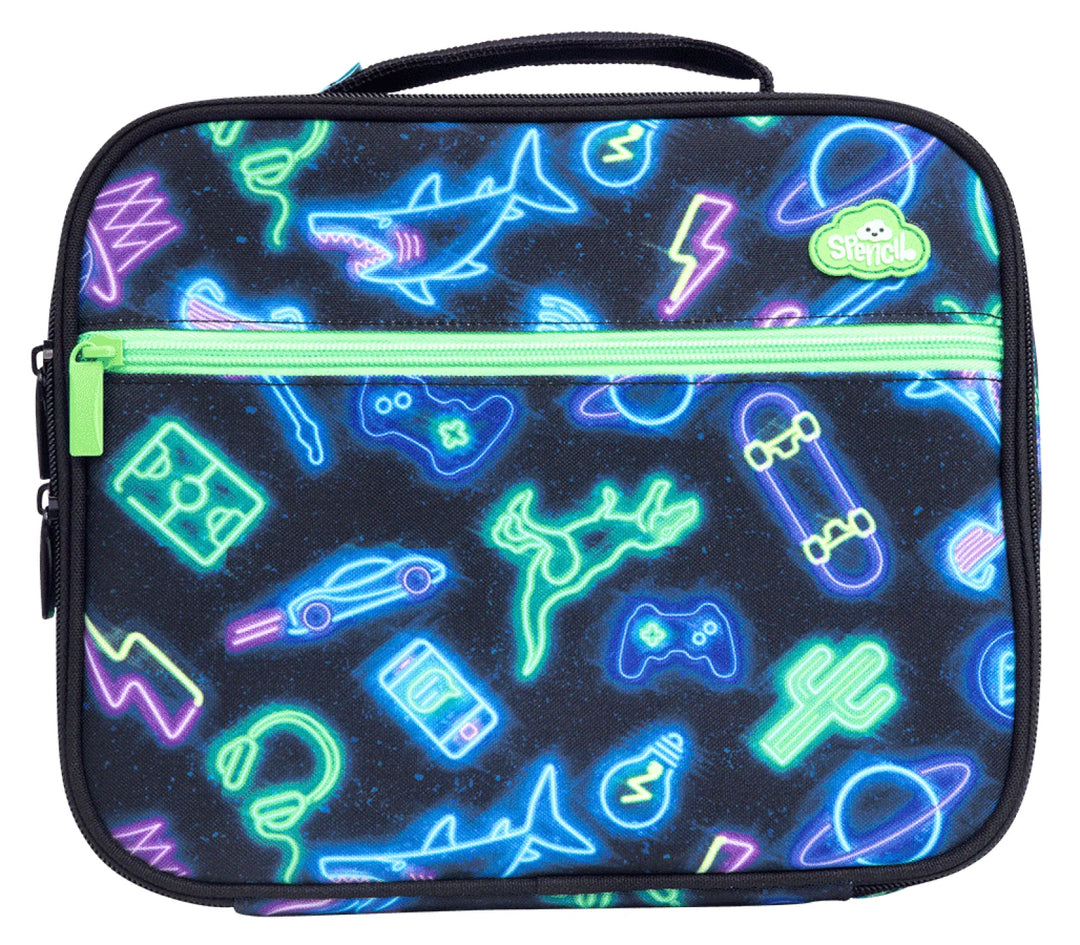 Spencil Big Cooler Lunch Bag Neon Life