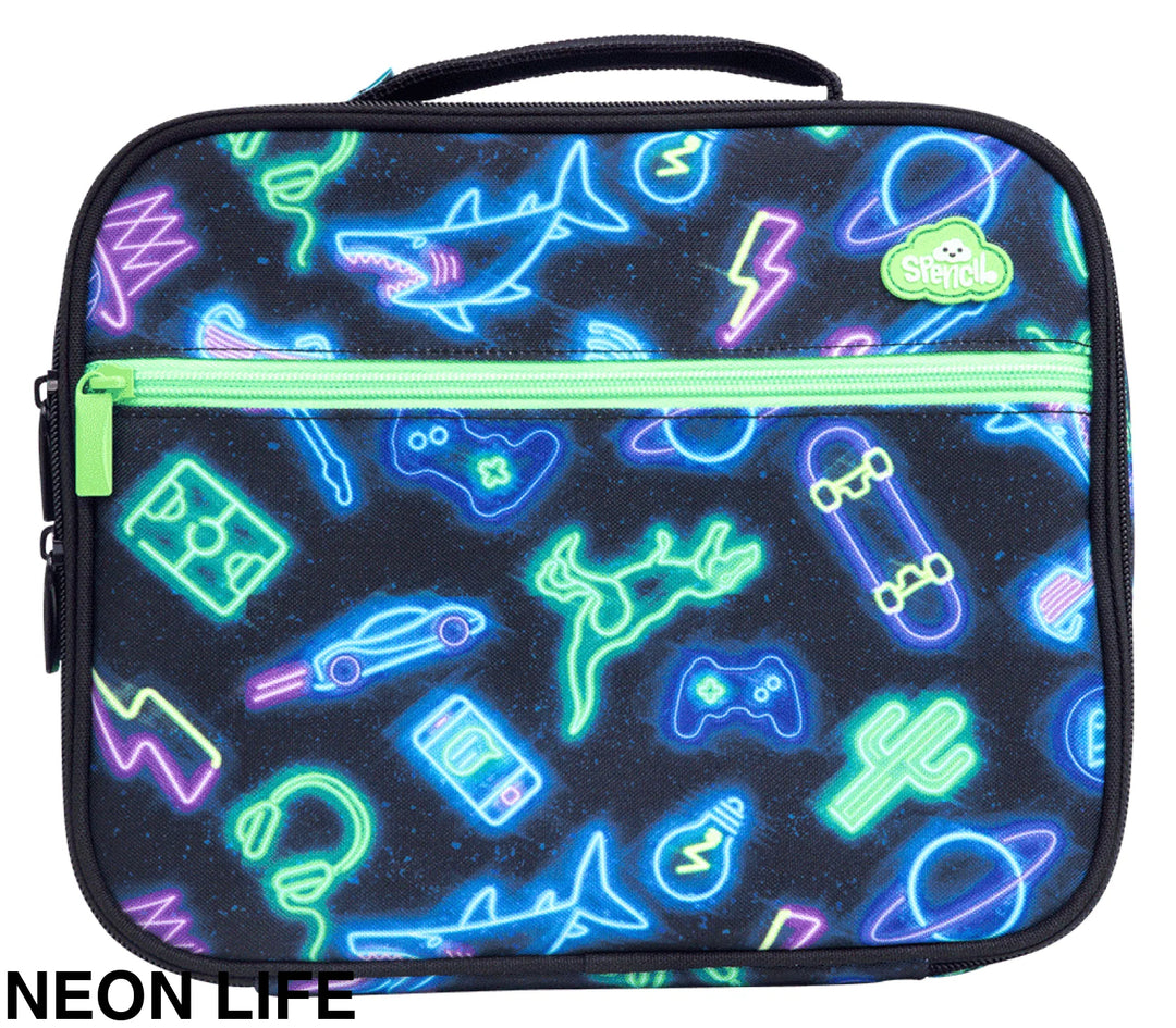 Spencil Big Cooler Lunch Bag Neon Life
