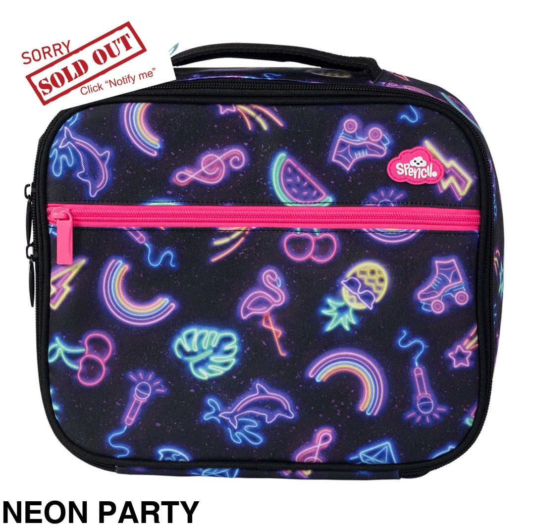 Spencil Big Cooler Lunch Bag Neon Party