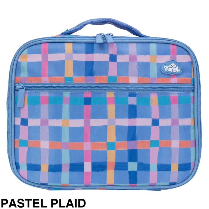 Spencil Big Cooler Lunch Bag Pastel Plaid
