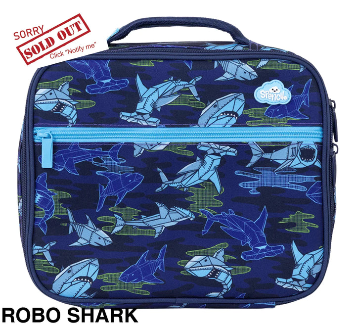 Spencil Big Cooler Lunch Bag Robo Shark