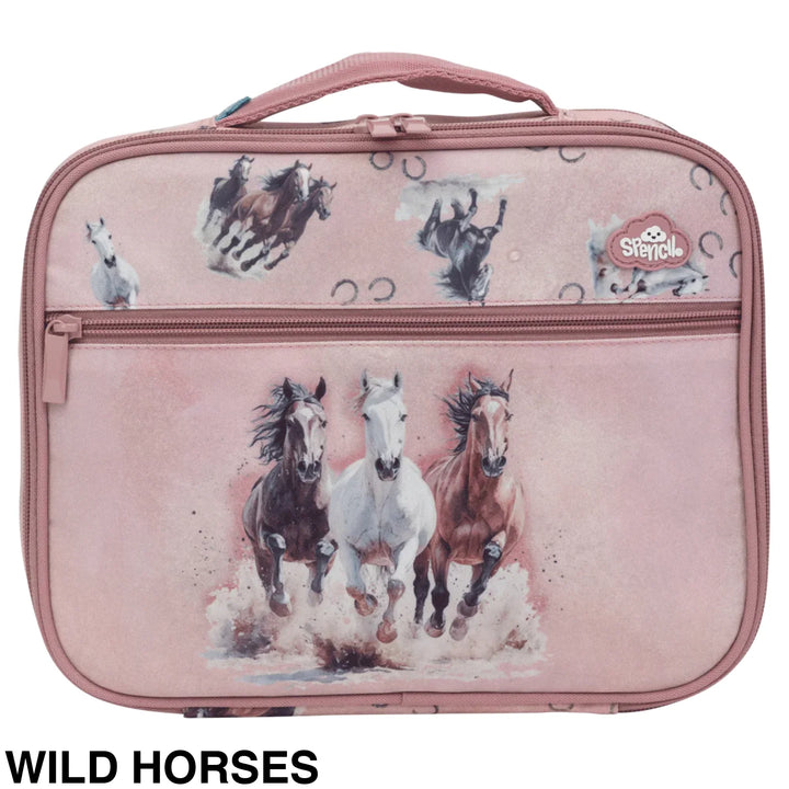 Spencil Big Cooler Lunch Bag Wild Horses