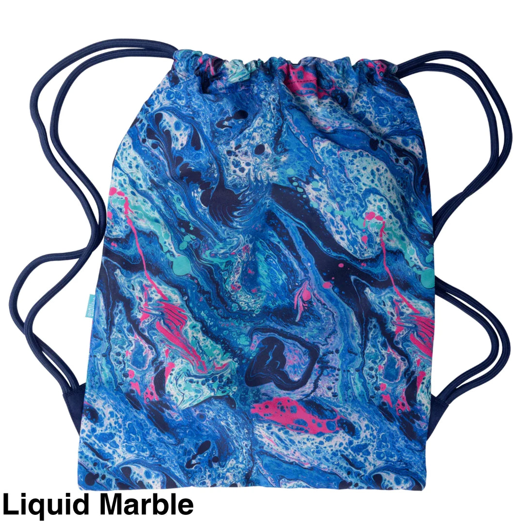 Spencil Big Drawstring Bag Liquid Marble