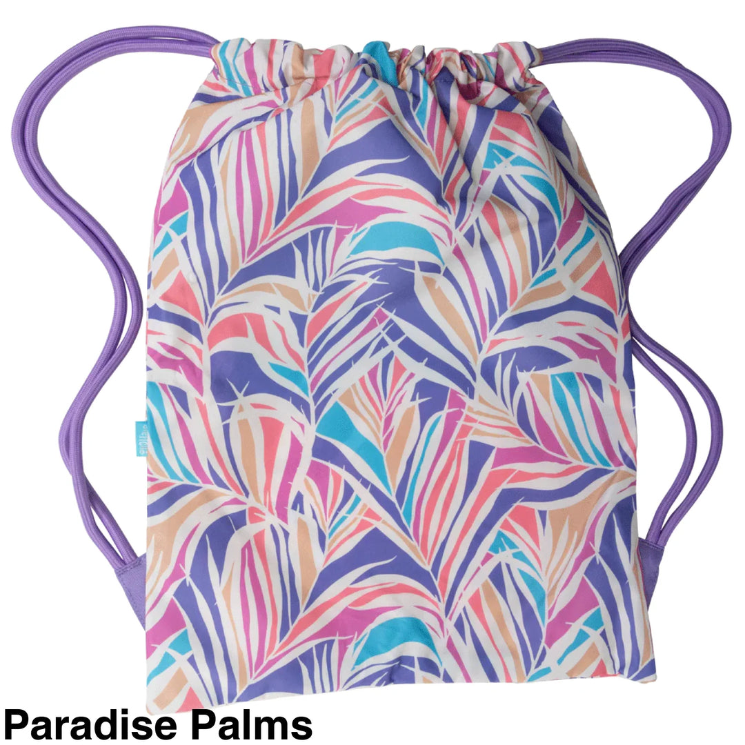 Spencil Big Drawstring Bag Paradise Palms