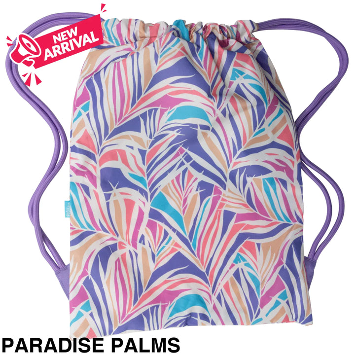 Spencil Big Drawstring Bag Paradise Palms