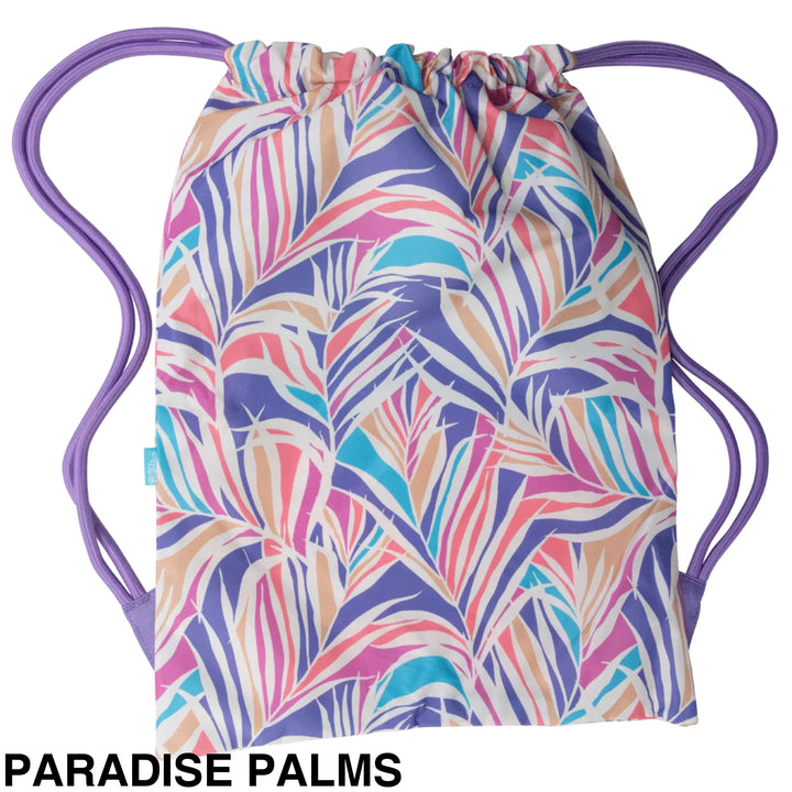 Spencil Big Drawstring Bag Paradise Palms