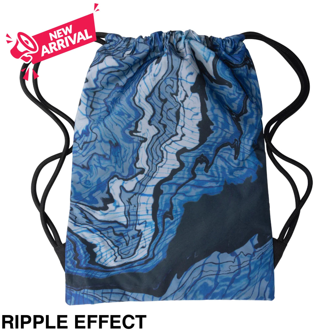 Spencil Big Drawstring Bag Ripple Effect