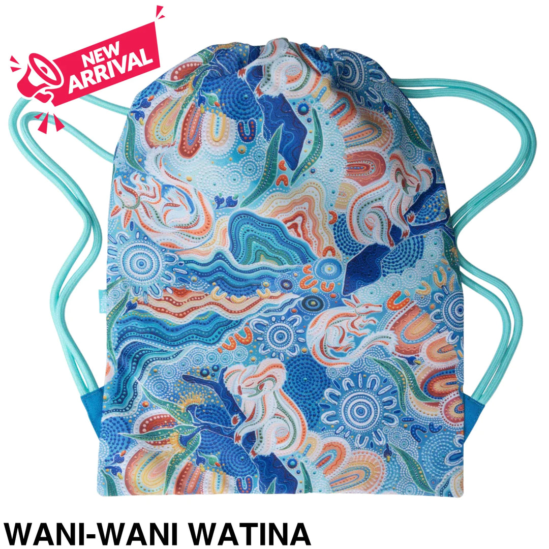 Spencil Big Drawstring Bag Wani-Wani Watina