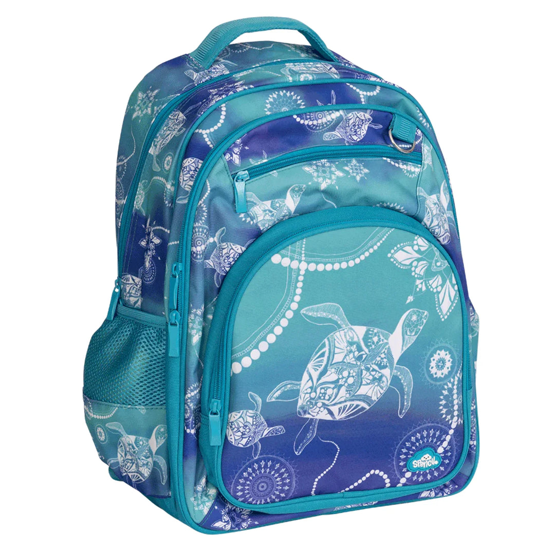 Spencil Big Kids Backpack Turtle Of Life