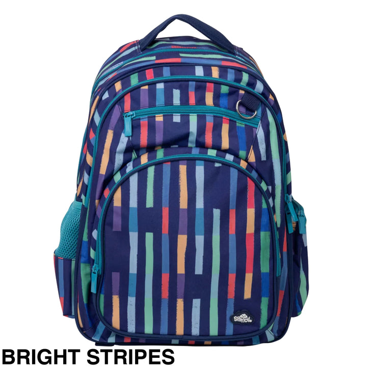 Spencil Big Kids Backpack Bright Stripes