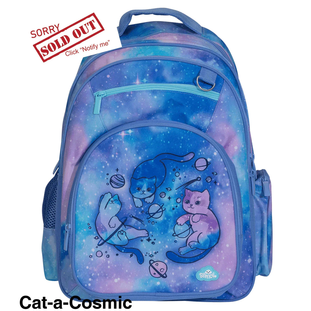 Spencil Big Kids Backpack Cat-A-Cosmic