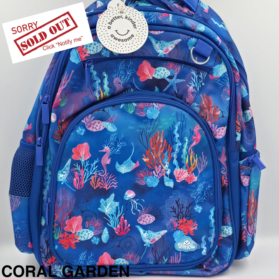 Spencil Big Kids Backpack Coral Garden