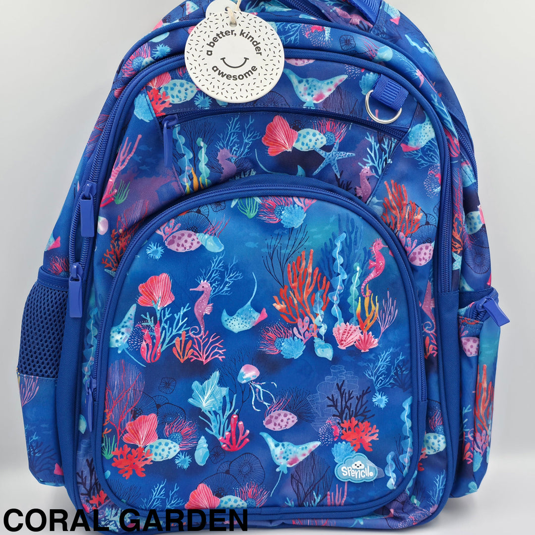 Spencil Big Kids Backpack Coral Garden