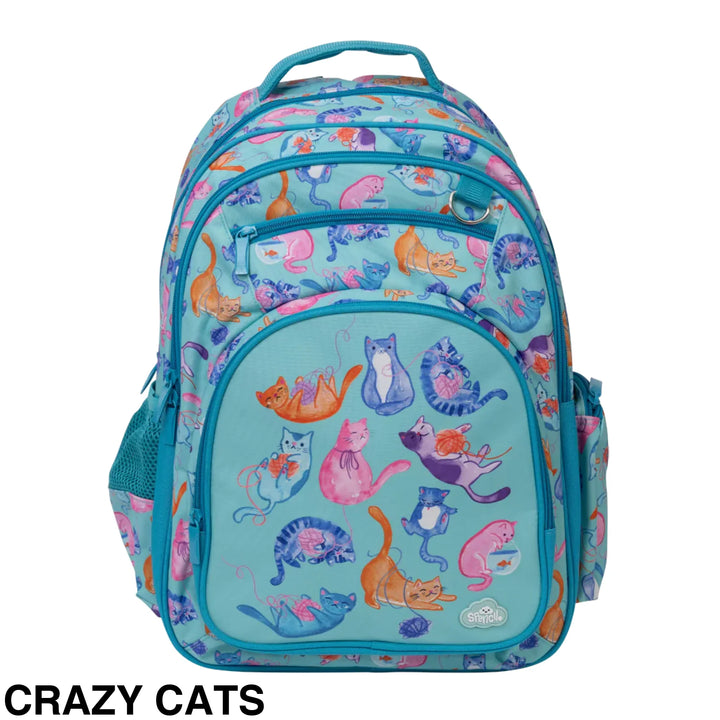 Spencil Big Kids Backpack Crazy Cats