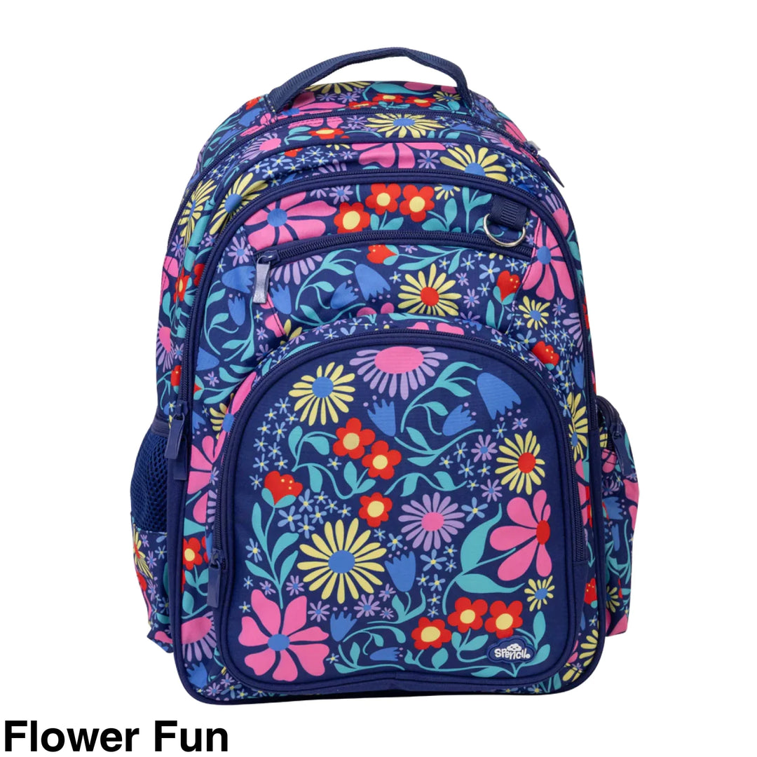 Spencil Big Kids Backpack Flower Fun