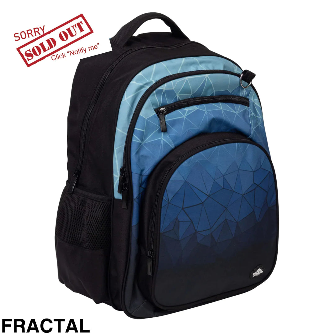 Spencil Big Kids Backpack Fractal