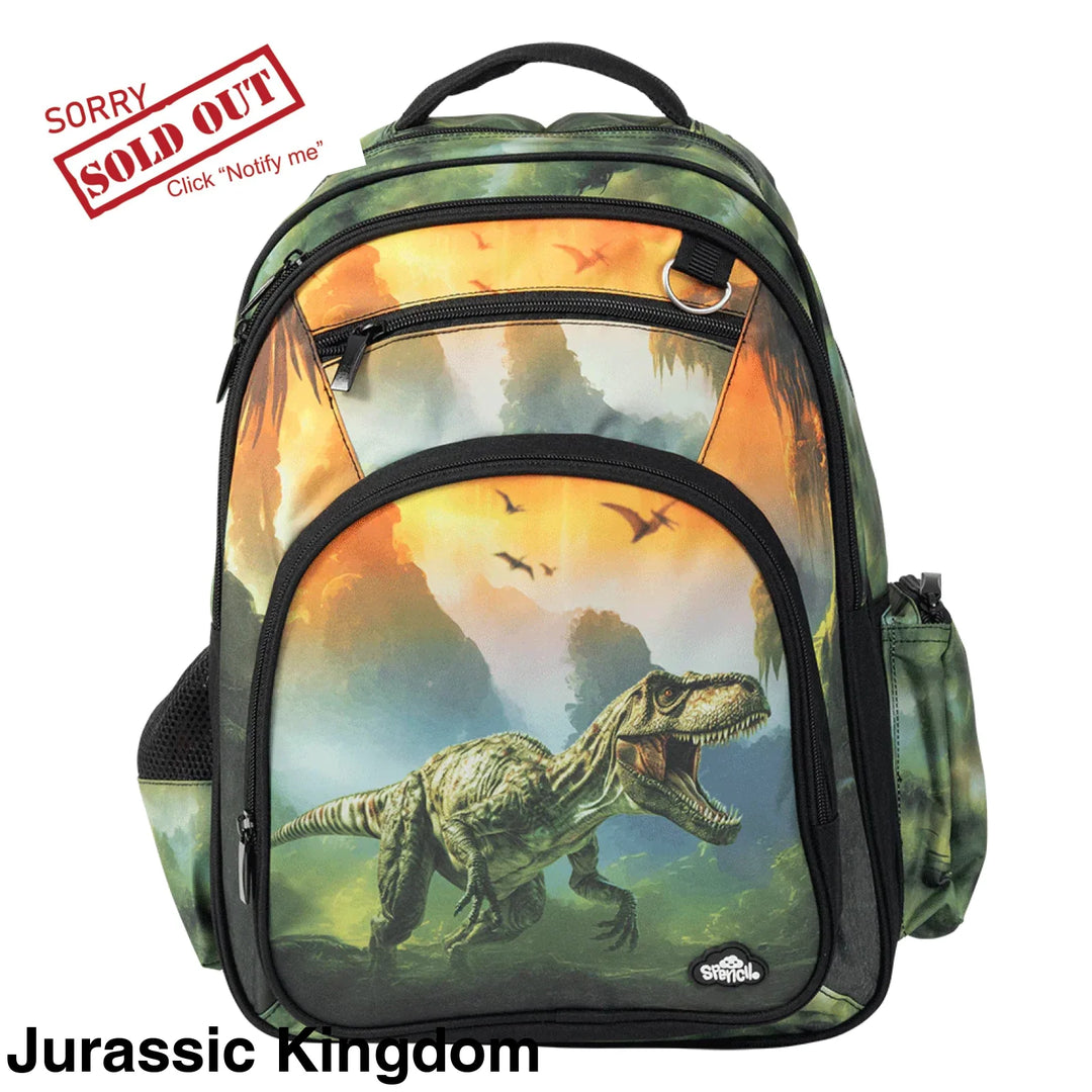 Spencil Big Kids Backpack Jurassic Kingdom