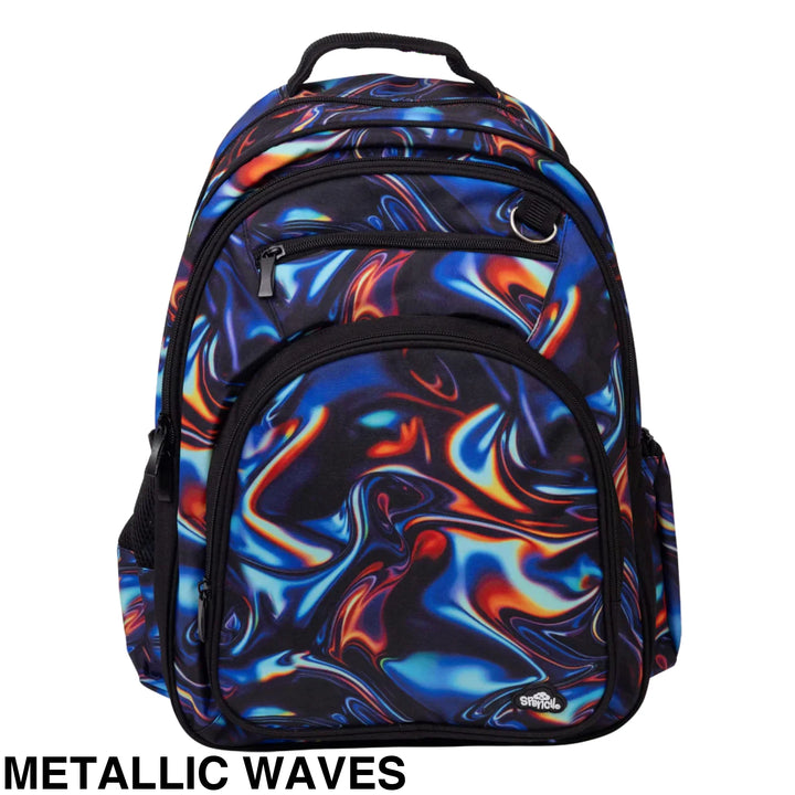 Spencil Big Kids Backpack Metallic Waves