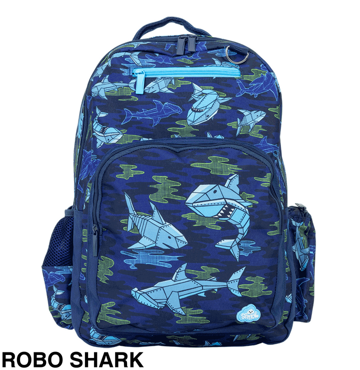 Spencil Big Kids Backpack Robo Shark