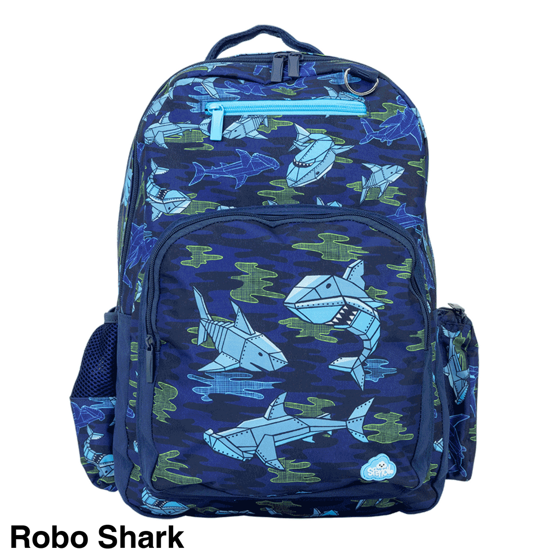 Spencil Big Kids Backpack Robo Shark