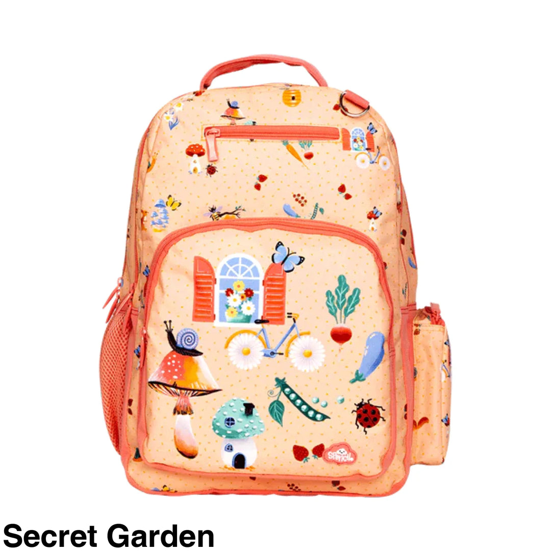 Spencil Big Kids Backpack Secret Garden