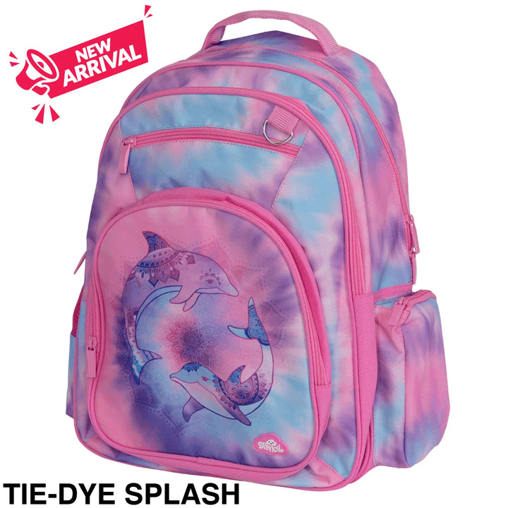 Spencil Big Kids Backpack Tie-Dye Splash