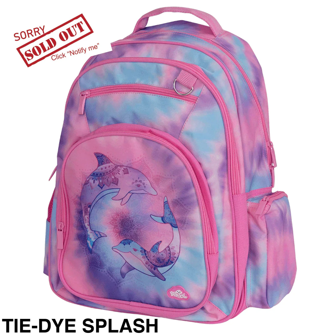 Spencil Big Kids Backpack Tie-Dye Splash