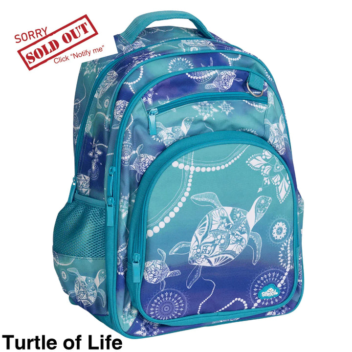 Spencil Big Kids Backpack Turtle Of Life