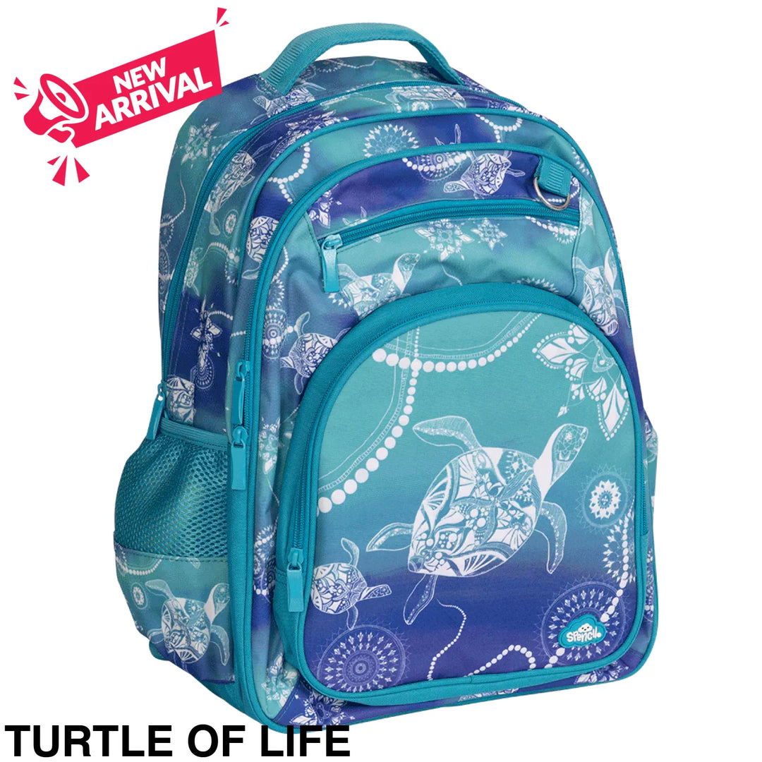 Spencil Big Kids Backpack Turtle of Life