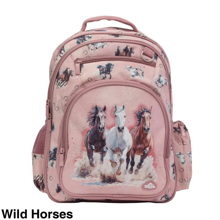 Spencil Big Kids Backpack Wild Horses