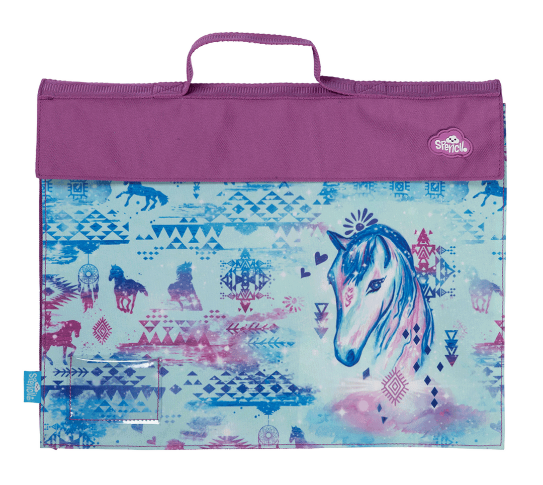 Spencil Library Bag Aztec Horse