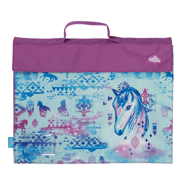 Spencil Library Bag Aztec Horse