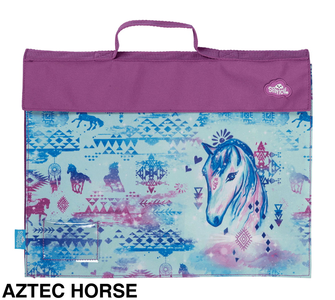 Spencil Library Bag Aztec Horse