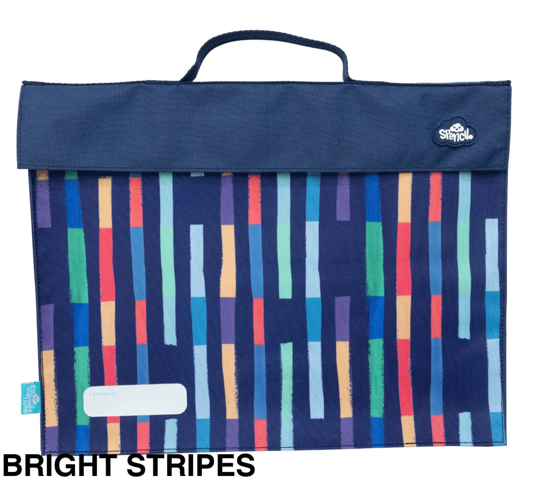 Spencil Library Bag Bright Stripes