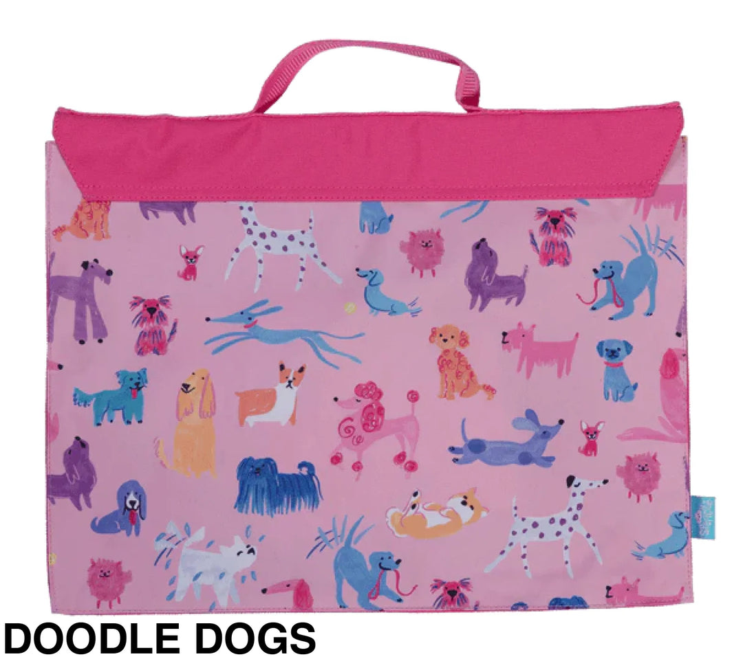 Spencil Library Bag Doodle Dogs