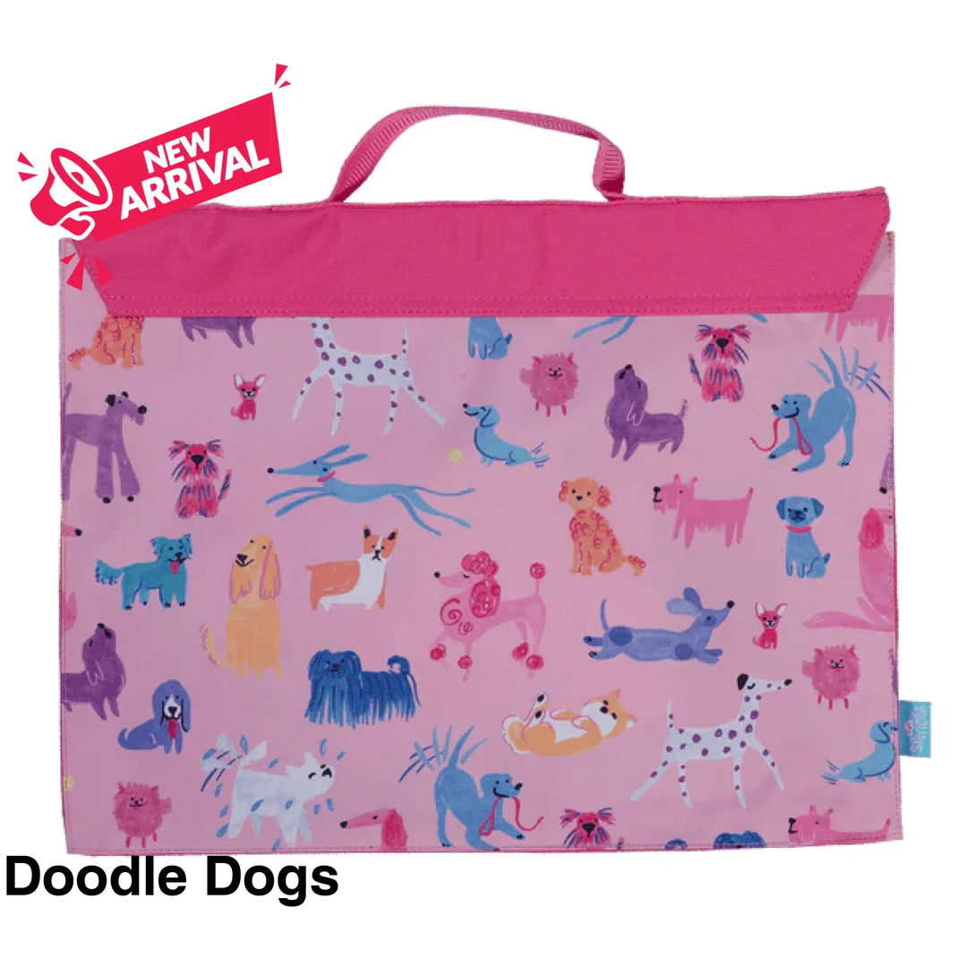 Spencil Library Bag Doodle Dogs