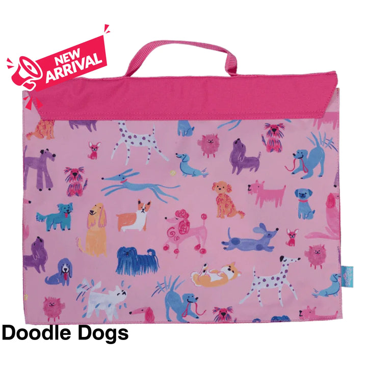 Spencil Library Bag Doodle Dogs