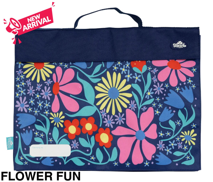 Spencil Library Bag Flower Fun