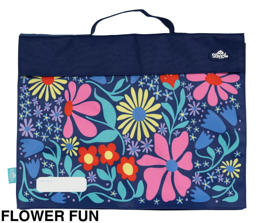 Spencil Library Bag Flower Fun