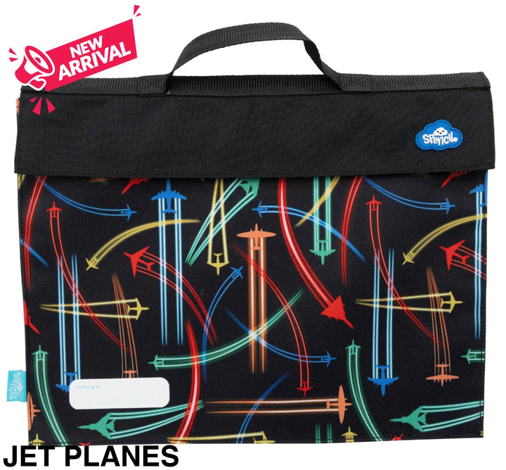 Spencil Library Bag Jet Planes