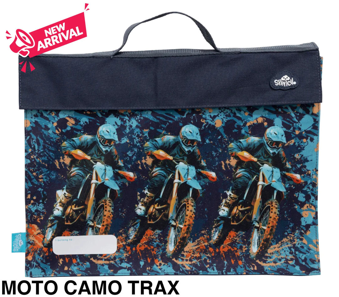 Spencil Library Bag Moto Camo Trax