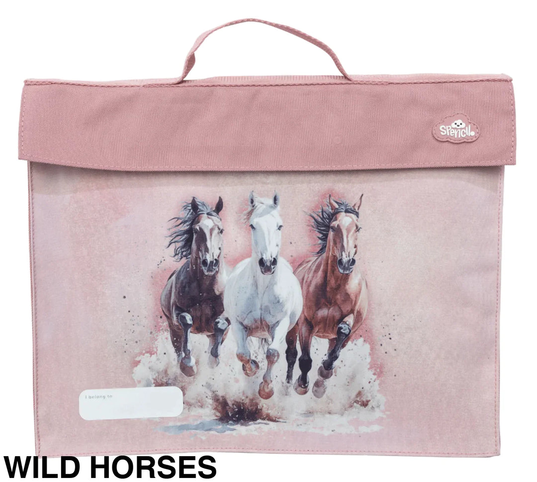Spencil Library Bag Wild Horses