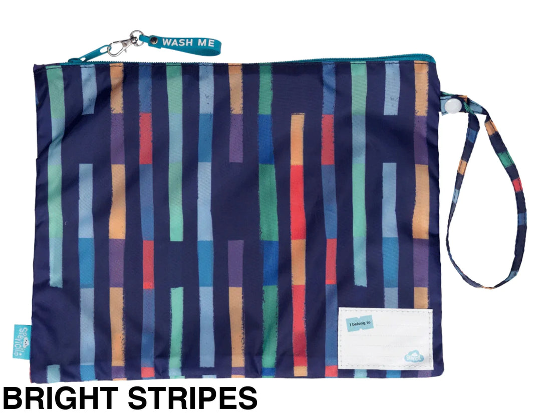 Spencil Little Clean & Dirty Bags (set of 2) Bright Stripes