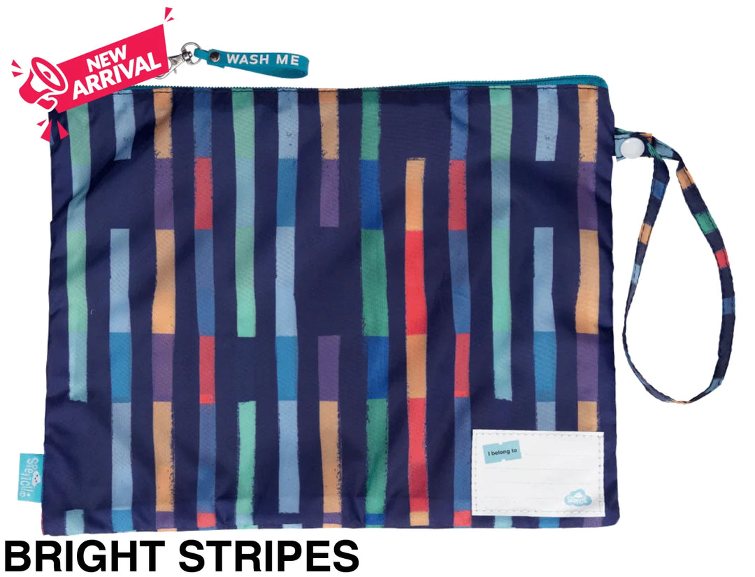 Spencil Little Clean & Dirty Bags (set of 2) Bright Stripes
