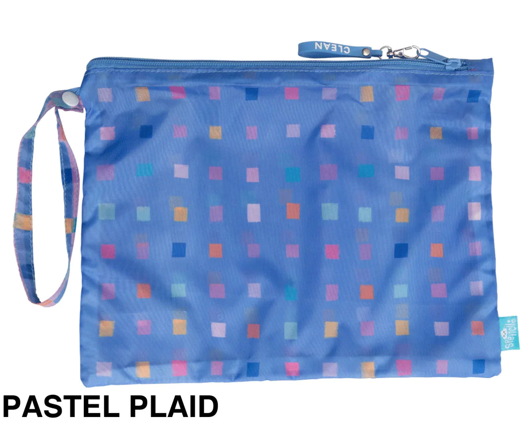 Spencil Little Clean & Dirty Bags (set of 2) Pastel Plaid