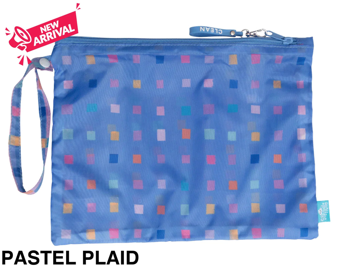 Spencil Little Clean & Dirty Bags (set of 2) Pastel Plaid