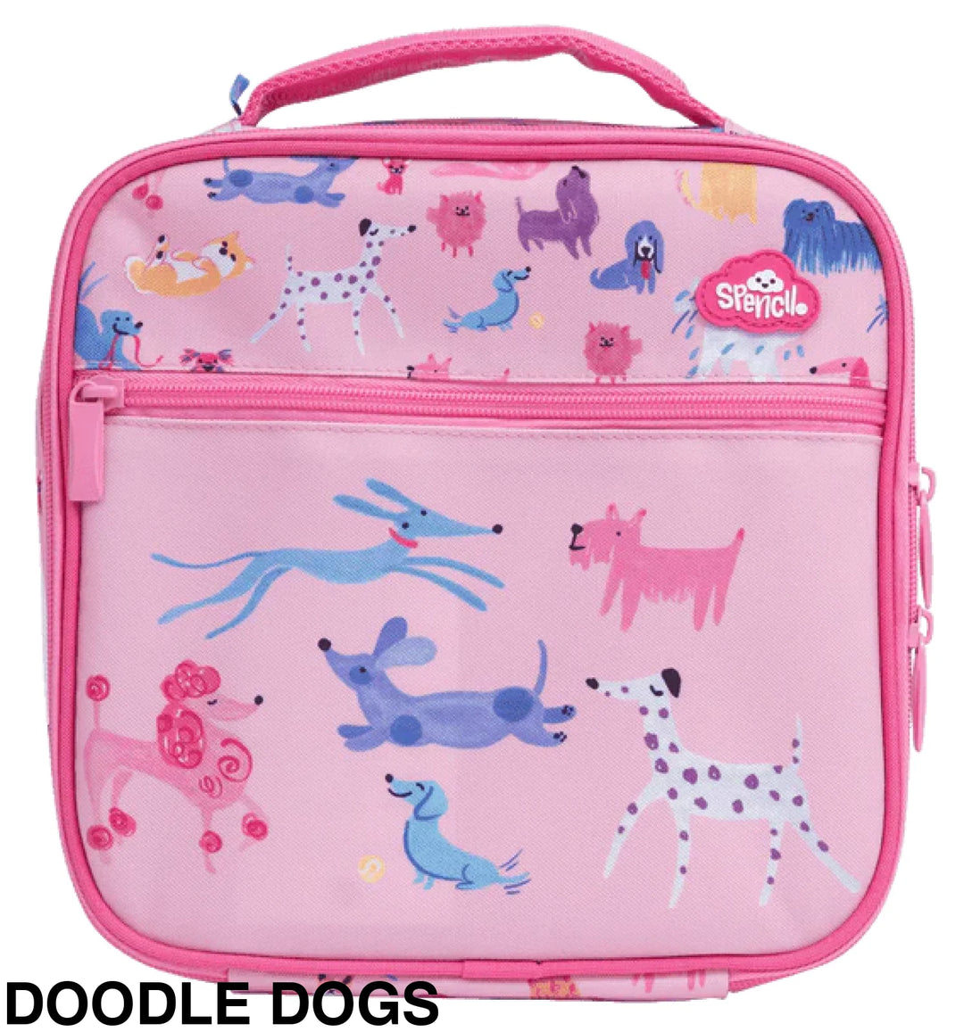 Spencil Little Cooler Lunch Bag Doodle Dogs