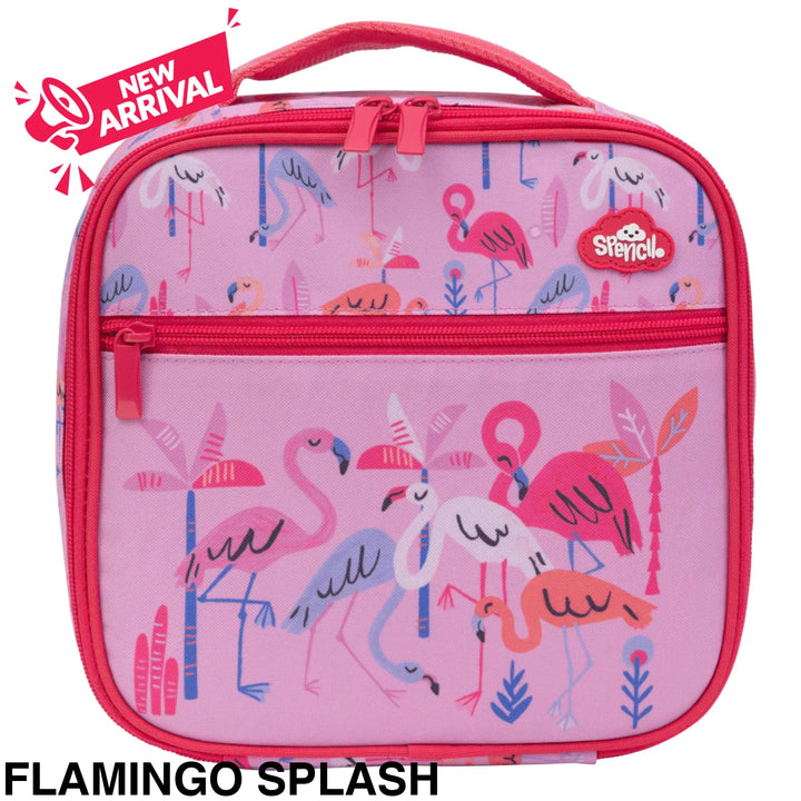 Spencil Little Cooler Lunch Bag Flamingo Splash