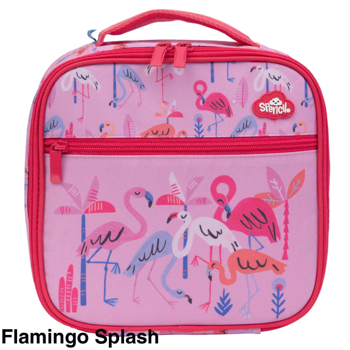 Spencil Little Cooler Lunch Bag Flamingo Splash