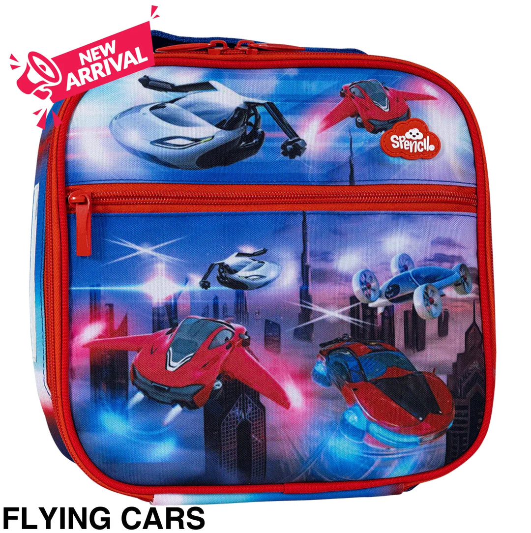 Spencil Little Cooler Lunch Bag Flying Cars